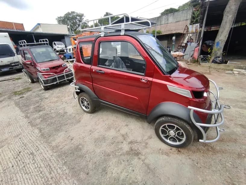 Quantum rojo con defensa y parrilla