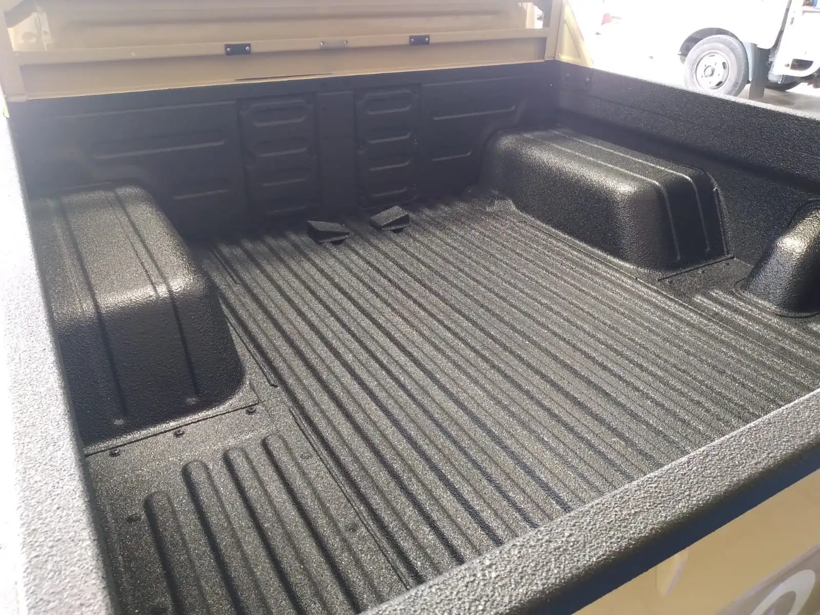 Cama de un Toyota Land Cruiser